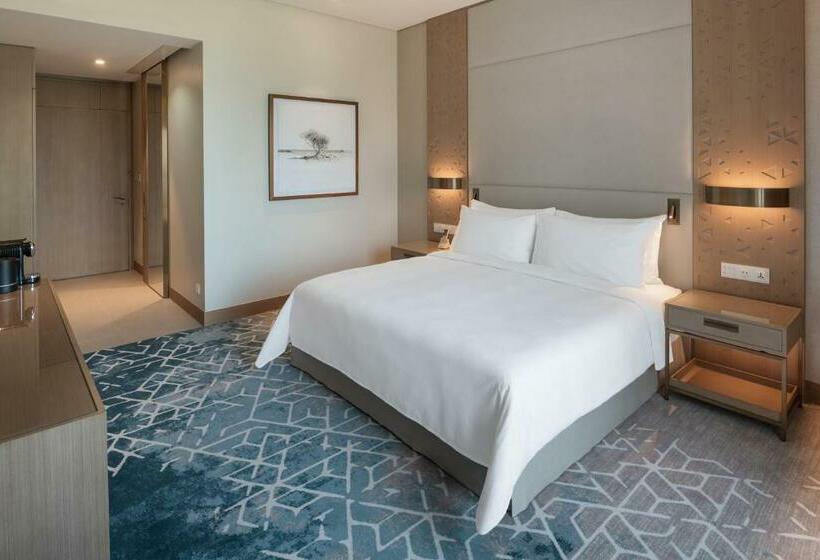 اتاق دلوکس با تخت کینگ و چشم‌انداز شهر, Palace Beach Resort Fujairah