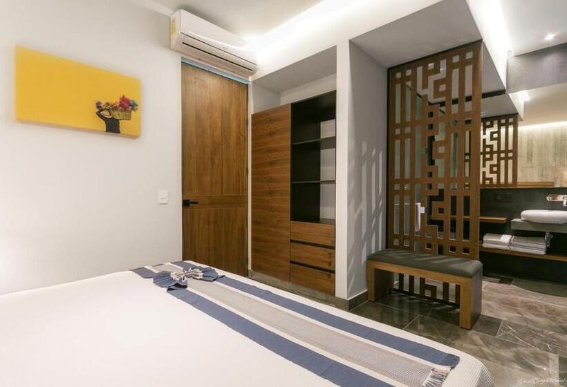 آپارتمان 1 خوابه با تراس, Iik Tulum By Groovy Stays  A Hip Condo Hotel With Wifi, Rooftop, Pool, Sleeps 6