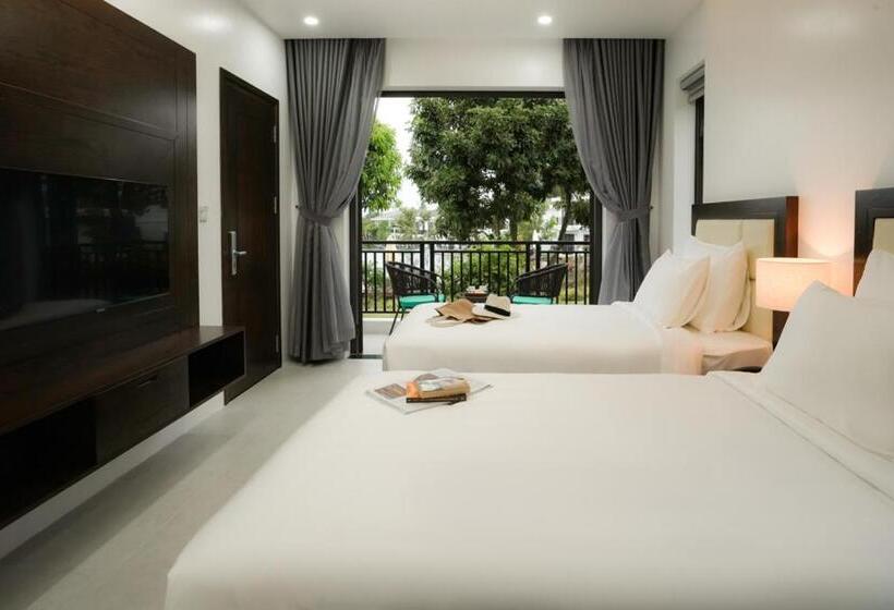 اتاق لوکس با چشمانداز استخر, Dad Resort Phú Quốc