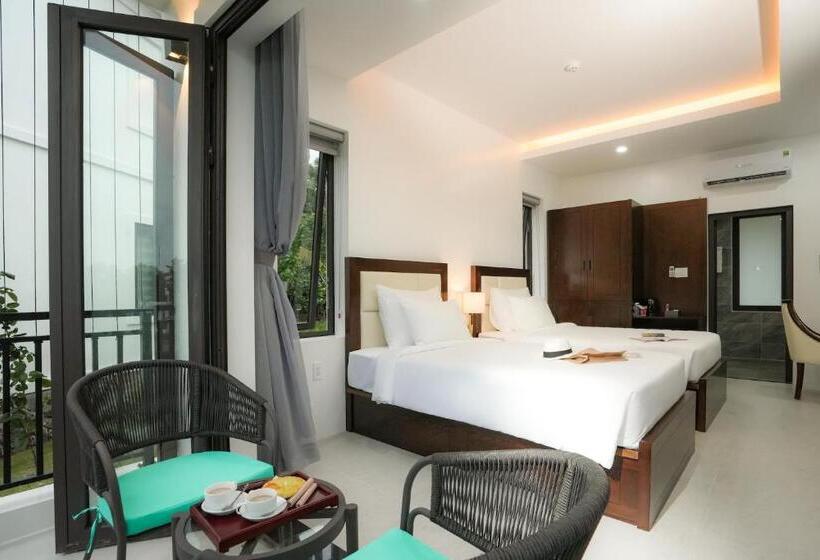 اتاق استاندارد با چشمانداز استخر, Dad Resort Phú Quốc
