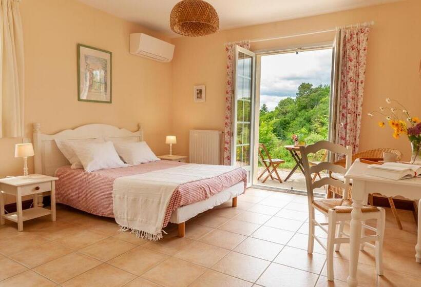 Номер Стандарт с Террасой, Chambres D Hôte La Pradelle