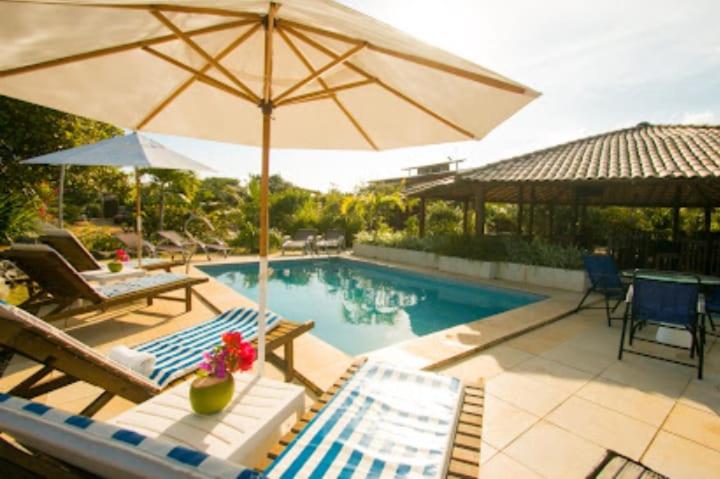 발코니 디럭스 룸, Pousada Jardim Cambuí Beach