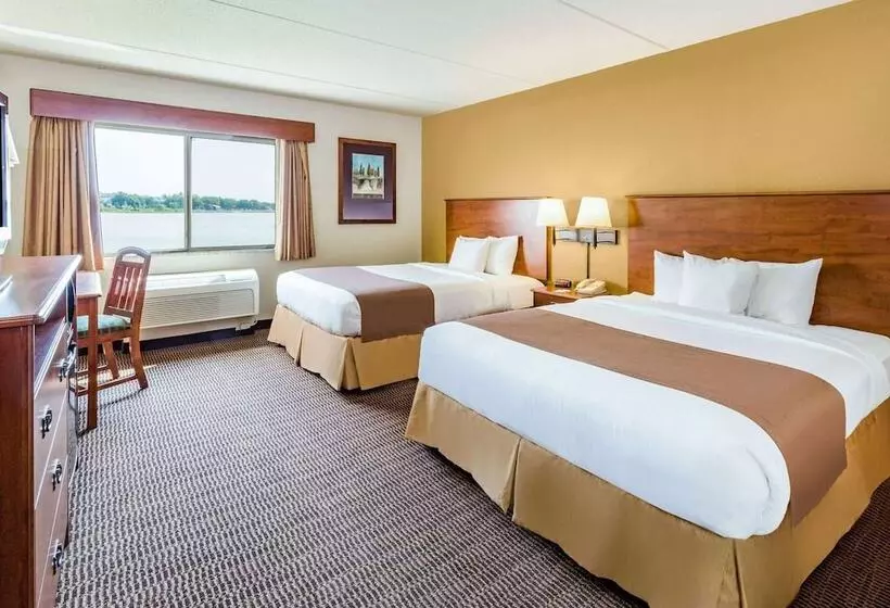 ２ダブルベッドのスタンダードルーム, Americinn By Wyndham Fort Pierre  Conference Center
