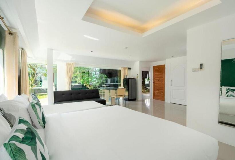 חדר דלוקס לשלושה, 4u Resort Samui