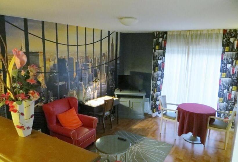 Апартаменты Семейные 1 Спальня, Residence Carouge Appart