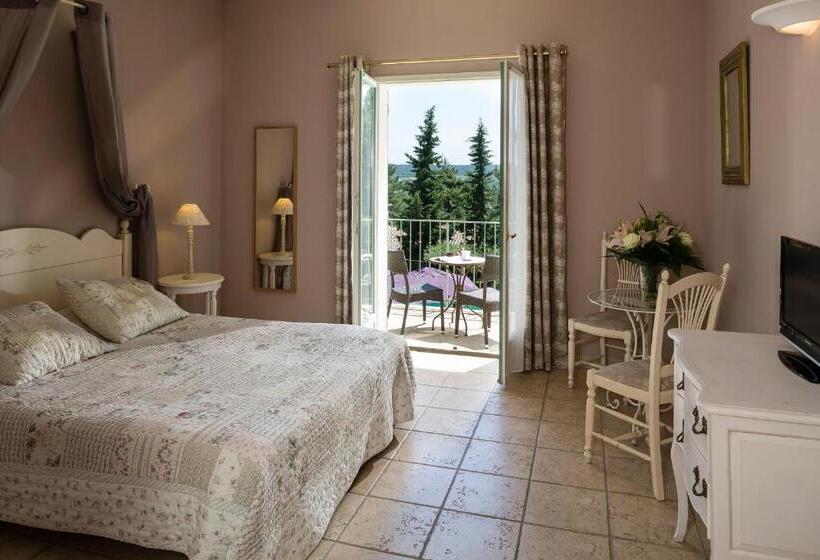 חדר סופריור עם טרסה, Restaurant Le Clos De Pradines