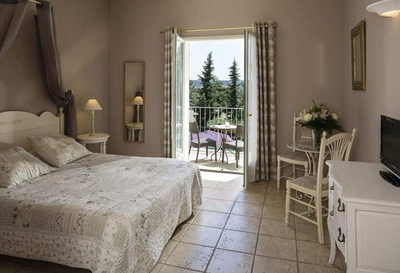 חדר סופריור עם טרסה, Restaurant Le Clos De Pradines