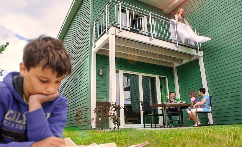 Дом 2 Спальни, Ferienhauspark Asgard Im Dampland