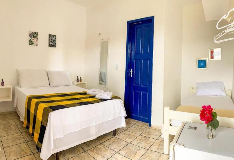 חדר סטנדרט לשלושה עם נוף לגינה, Sunshine Kite Inn