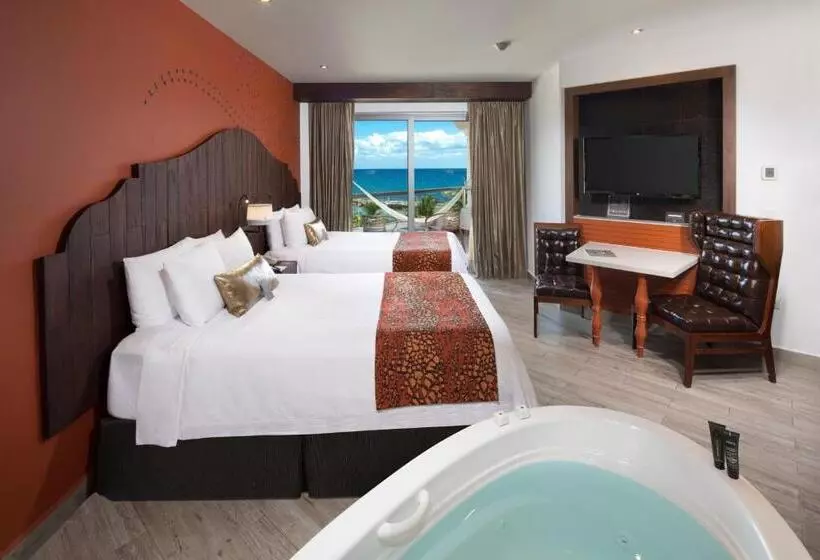 景色の見えるデラックスルーム, Hard Rock Hotel Riviera Maya   All Inclusive