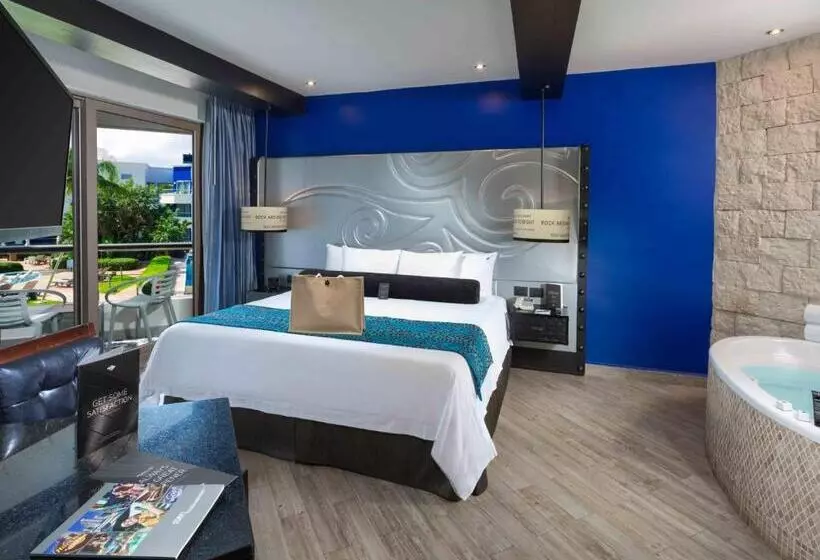キングサイズベッドのデラックスルーム, Hard Rock Hotel Riviera Maya   All Inclusive