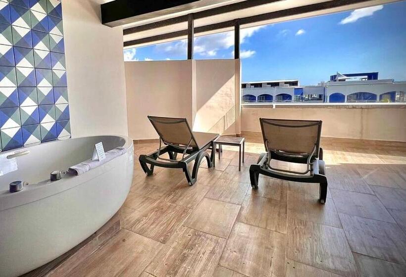キングサイズベッドのデラックスルーム, Hard Rock Hotel Riviera Maya   All Inclusive