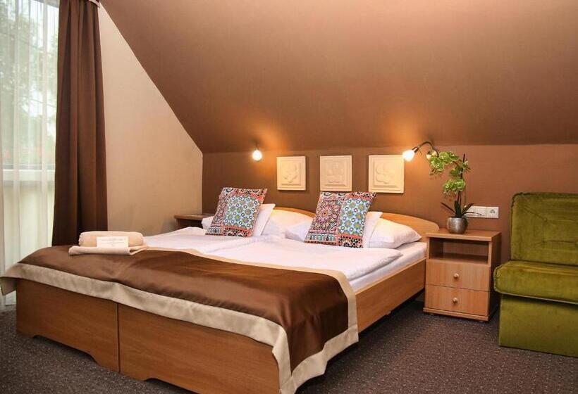 חדר סופריור לארבעה, Alfa Hotel & Wellness Miskolctapolca