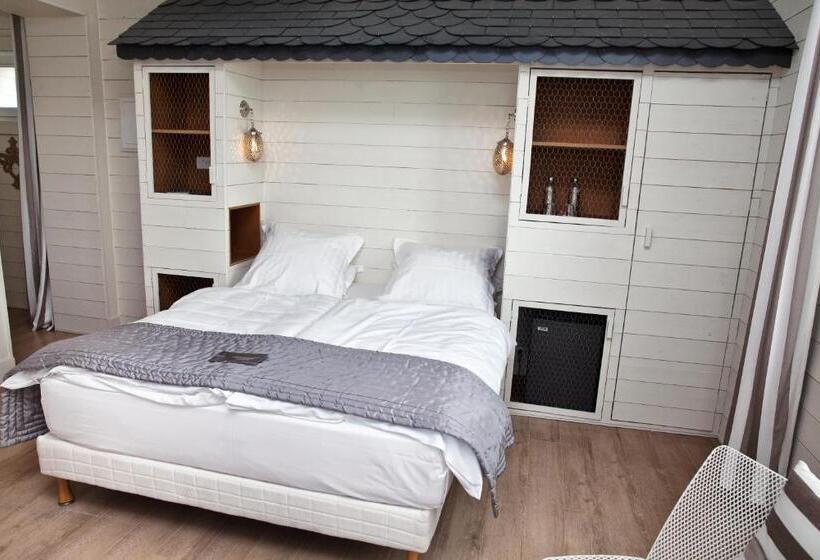 キングサイズベッドのデラックスルーム, The Originals Hôtel Le Cise Restaurant Chambres Et Suites