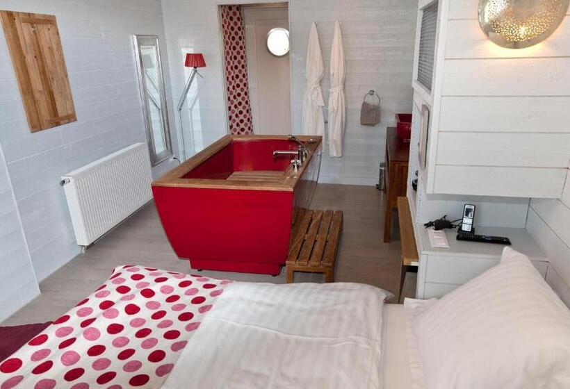 キングサイズベッドのデラックスルーム, The Originals Hôtel Le Cise Restaurant Chambres Et Suites