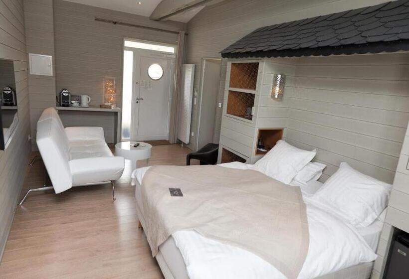 キングサイズベッドのデラックスルーム, The Originals Hôtel Le Cise Restaurant Chambres Et Suites