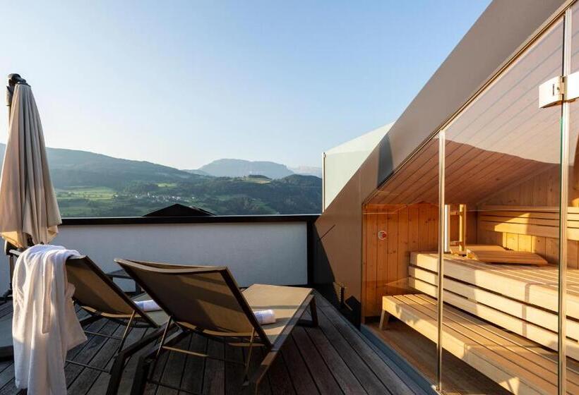 סוויטה עם טרסה נוף להרים, Granpanorama Hotel Stephanshof