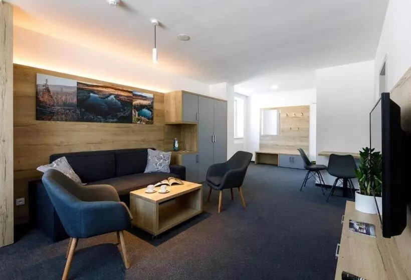 １ベッドルームのデラックスアパートメント, Sporthotel Olympia