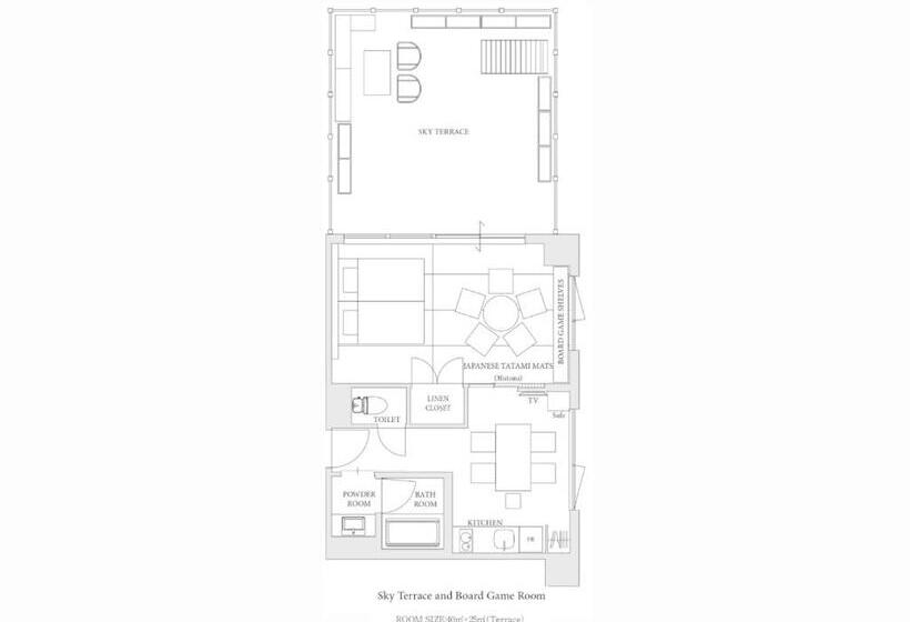 标准间带露台, Mimaru Osaka Namba Station