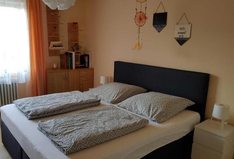 דירת חדר עם טרסה, Ferienwohnung Rombachs Spatzennest