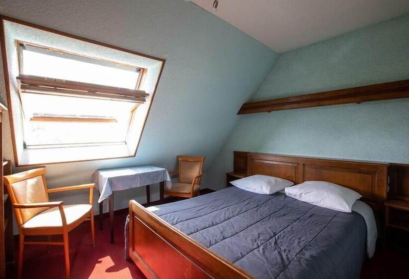 غرفة قياسية فردية, Hôtel Restaurant Et Spa Au Tilleul