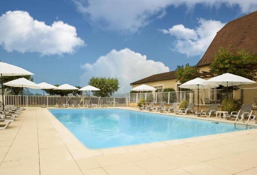 חדר משפחתי נוף לבריכה, L'Oustal De Vézac