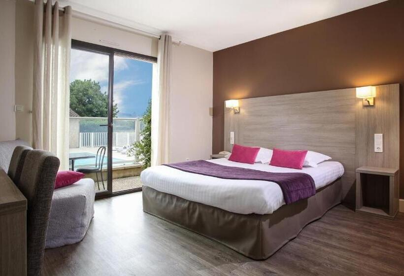 חדר סטנדרט נוף לבריכה, L'Oustal De Vézac