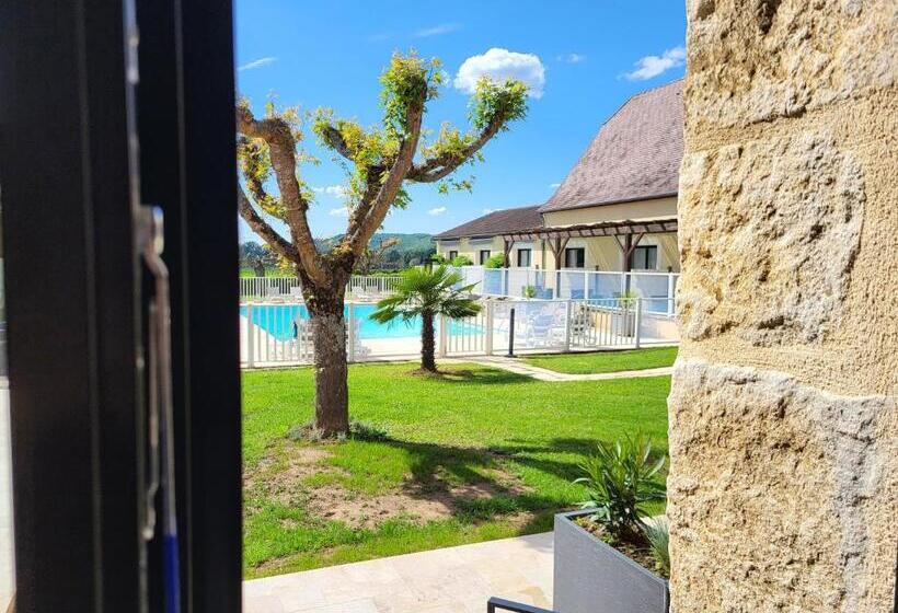 חדר סטנדרט עם טרסה, L'Oustal De Vézac