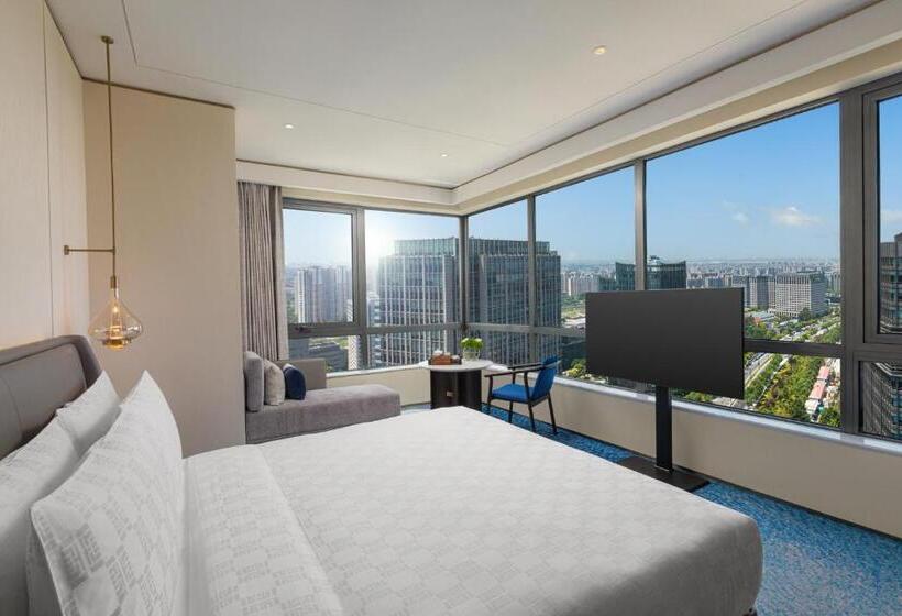 스탠다드 도시전망 룸, Hualuxe Shanghai Changfeng Park, An Ihg
