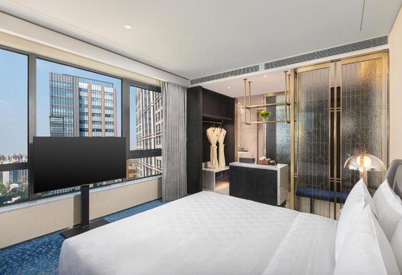 스탠다드 도시전망 룸, Hualuxe Shanghai Changfeng Park, An Ihg