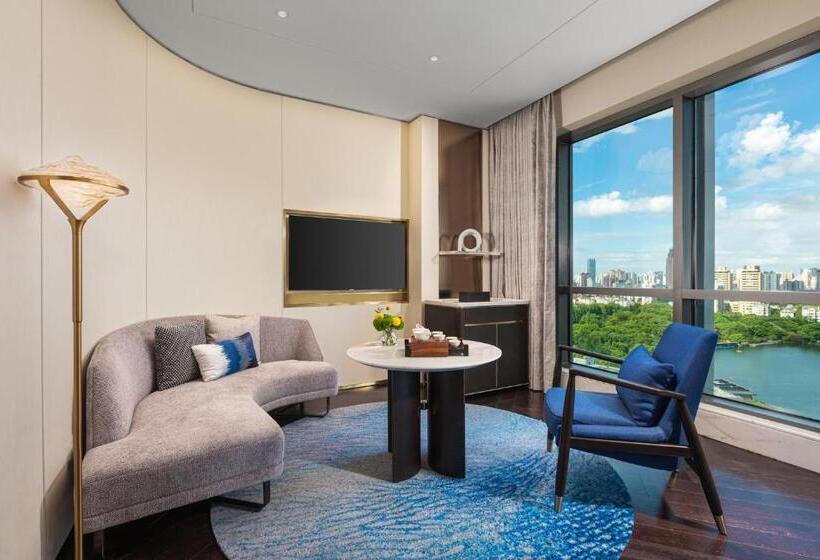 프리미엄 룸, Hualuxe Shanghai Changfeng Park, An Ihg