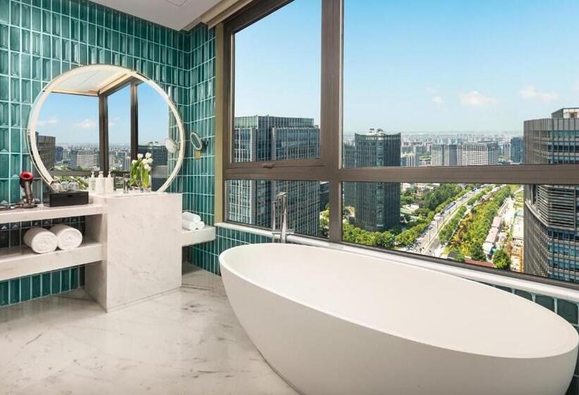 프리미엄 룸, Hualuxe Shanghai Changfeng Park, An Ihg