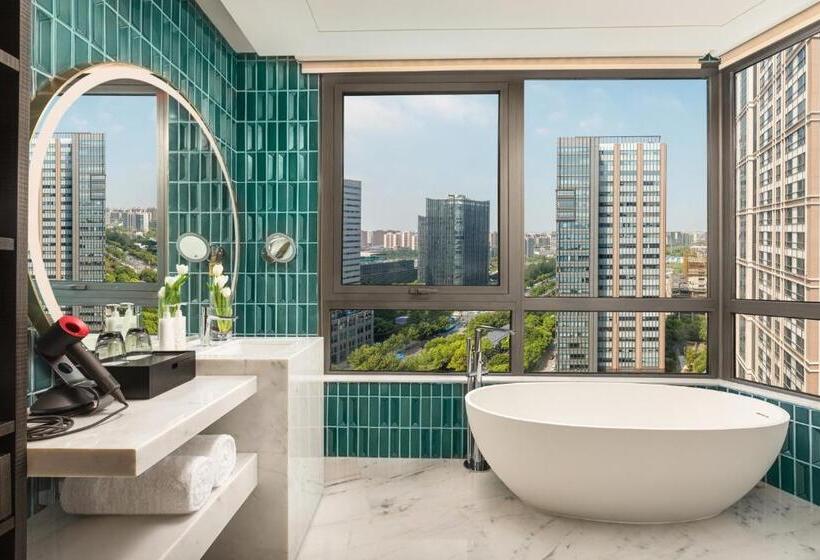 프리미엄 룸, Hualuxe Shanghai Changfeng Park, An Ihg