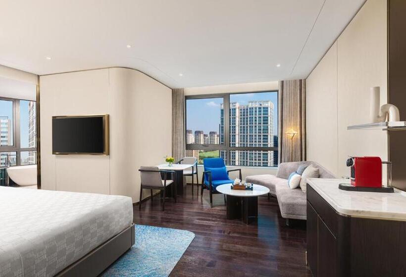 프리미엄 룸, Hualuxe Shanghai Changfeng Park, An Ihg