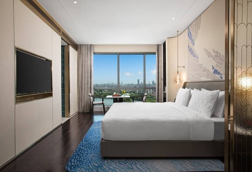 프리미엄 룸, Hualuxe Shanghai Changfeng Park, An Ihg