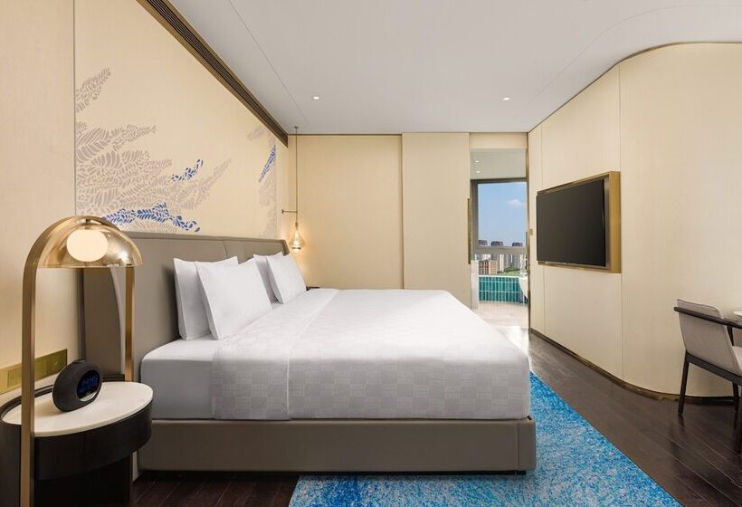 프리미엄 룸, Hualuxe Shanghai Changfeng Park, An Ihg