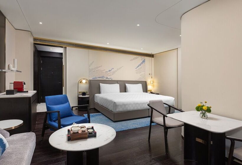 프리미엄 룸, Hualuxe Shanghai Changfeng Park, An Ihg