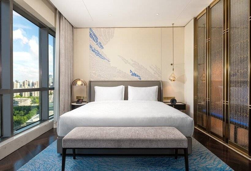 프리미엄 룸, Hualuxe Shanghai Changfeng Park, An Ihg