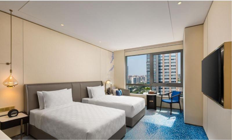 스탠다드 도시전망 룸, Hualuxe Shanghai Changfeng Park, An Ihg