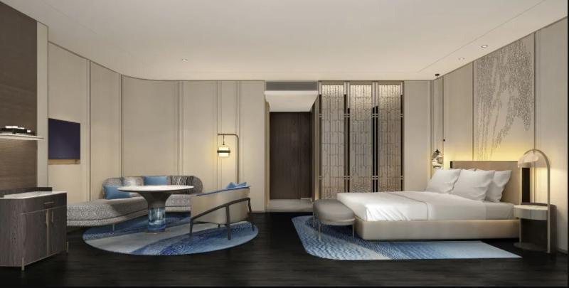 프리미엄 룸, Hualuxe Shanghai Changfeng Park, An Ihg