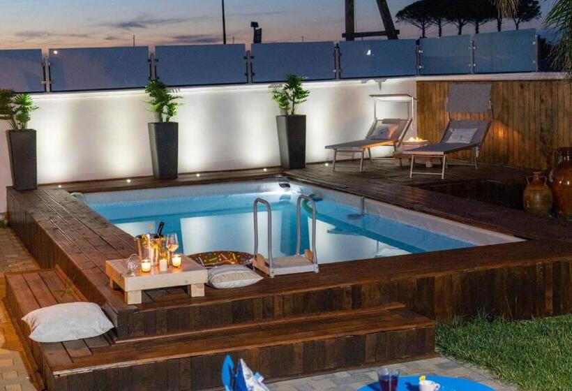 غرفة عائلية مطلّة علي الحديقة, Iori Salento B&b