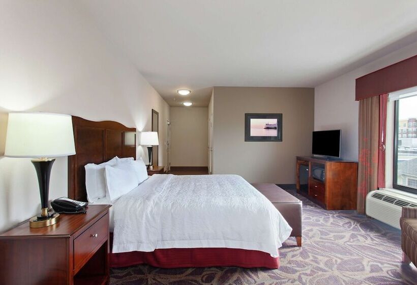 适合残疾人士使用的带双人床的标准间, Hampton Inn Seattle/everett