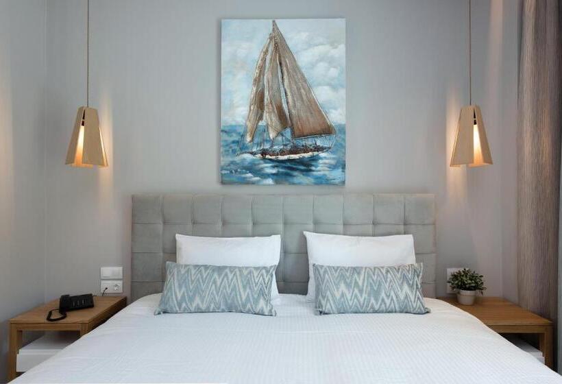 غرفة قياسية إطلالة جانبية علي البحر, Melina Bay   Boutique