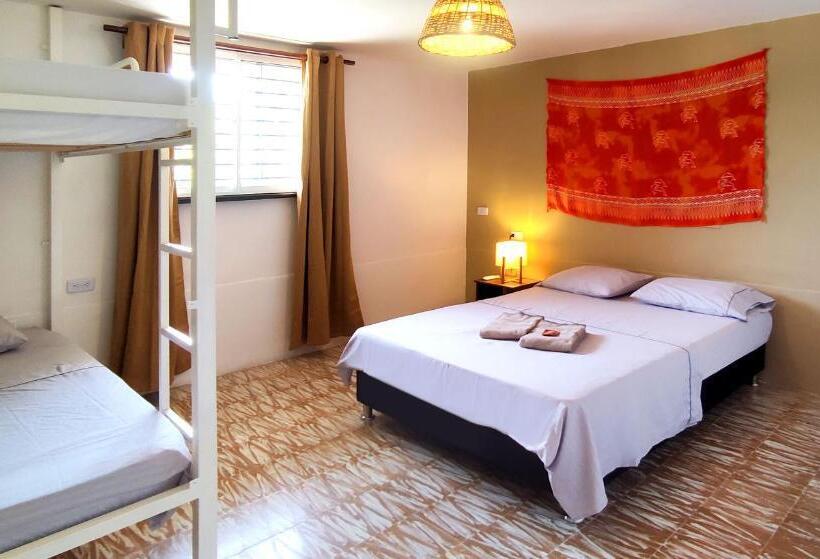 חדר סטנדרט חדר אמבטיה משותף, Cacao Hostel Santa Marta