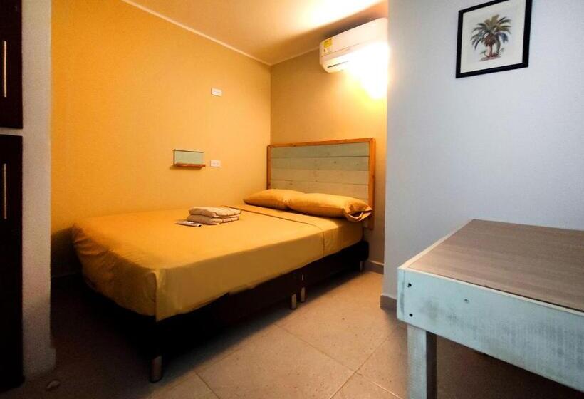 스탠다드 룸 공동 욕실, Cacao Hostel Santa Marta