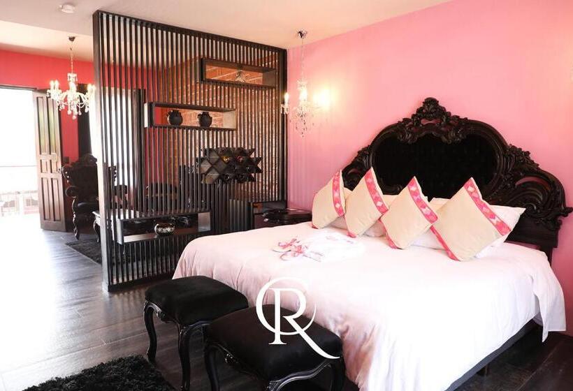 디럭스 스위트 킹 침대, Casa Rosa Hotel & Spa