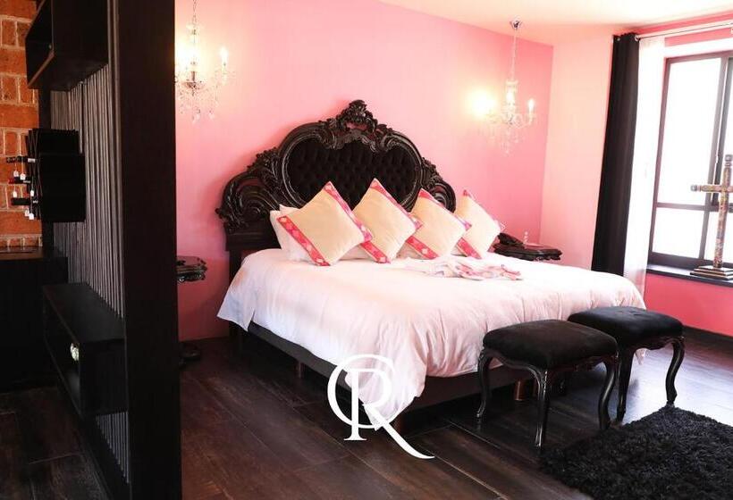 디럭스 스위트 킹 침대, Casa Rosa Hotel & Spa