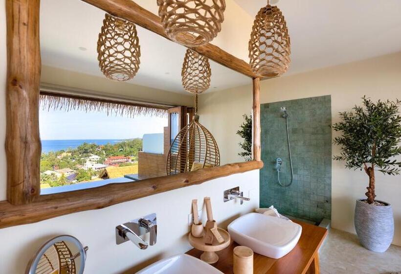 فيلا غرفة نوم واحدة مطلّة علي البحر, Wild Cottages Luxury And Natural   Sha Extra Plus Certified