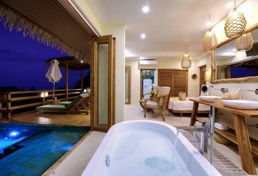 فيلا غرفة نوم واحدة مطلّة علي البحر, Wild Cottages Luxury And Natural   Sha Extra Plus Certified