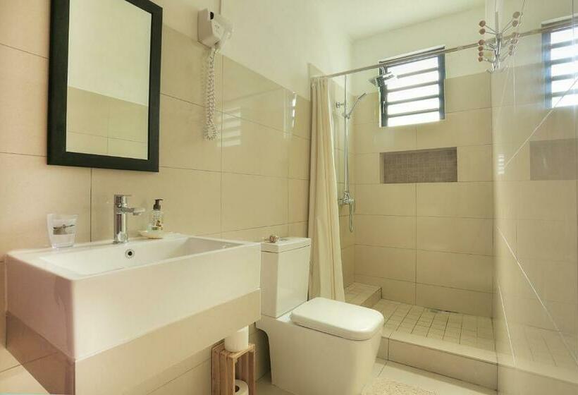 اتاق استاندارد با بالکن و چشمانداز دریا, Auberge Seafever